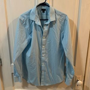 Light blue button down.